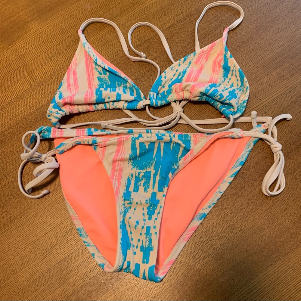 Multi color Forever21 swim set